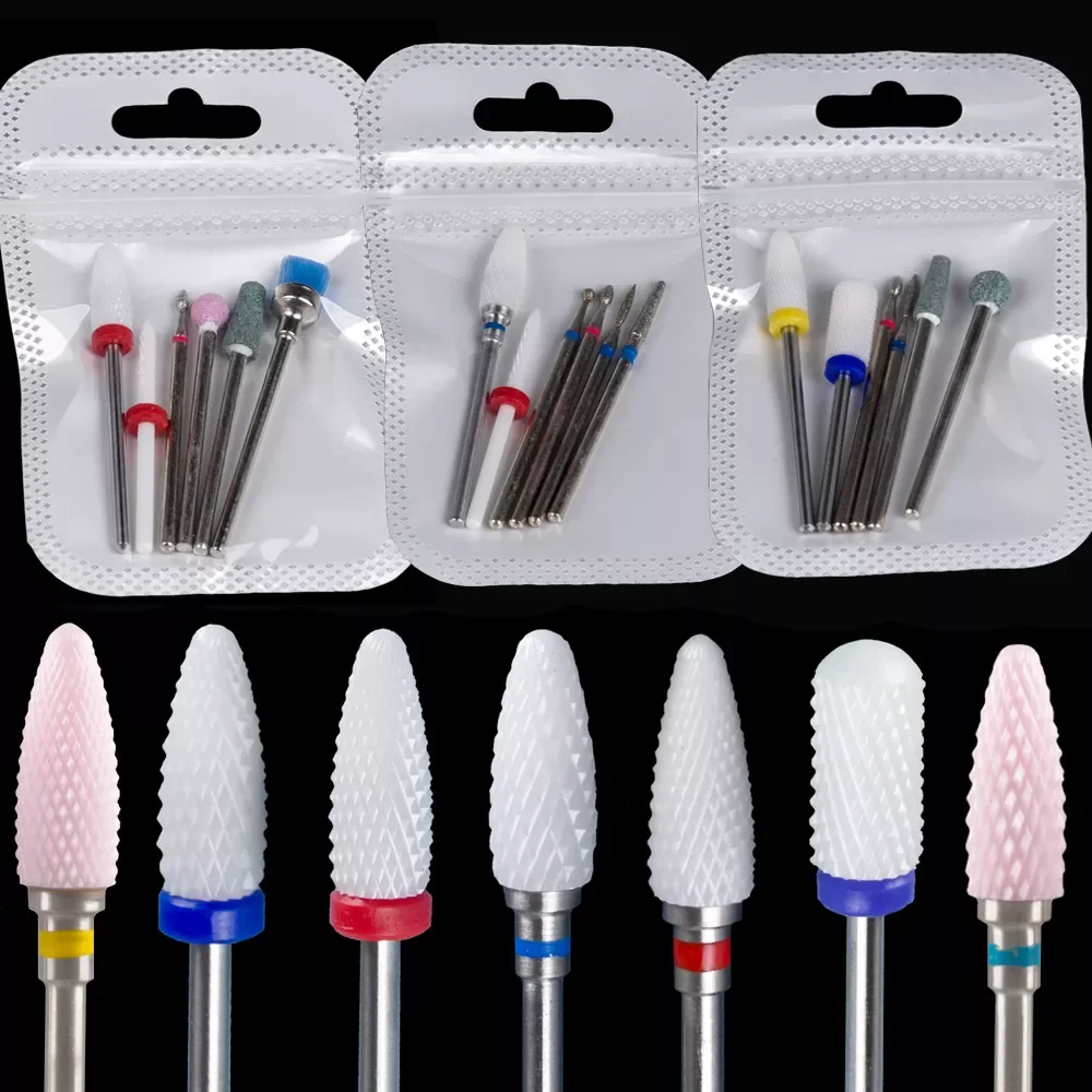 

Cutter for Manicure Ceramic Diamond Nail Drill Bits Mill Cutters for Removing Gel Varnish Nail Art Manicure Machine Tool