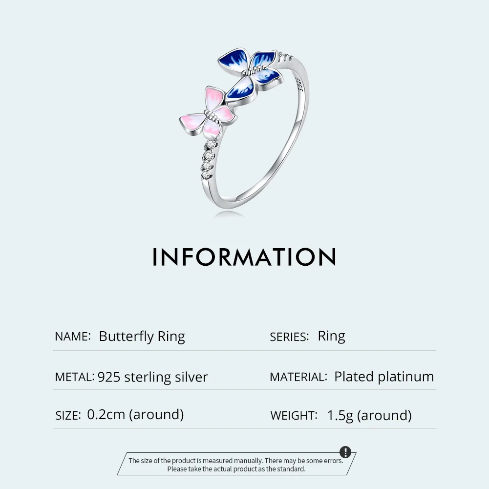 Женское кольцо из стерлингового серебра 925 пробы Bamoer модное обручальное для