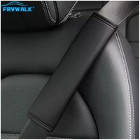 car seat belt cover pu leather breathable universal auto seat belt covers cushion protector safety belts shoulder protection