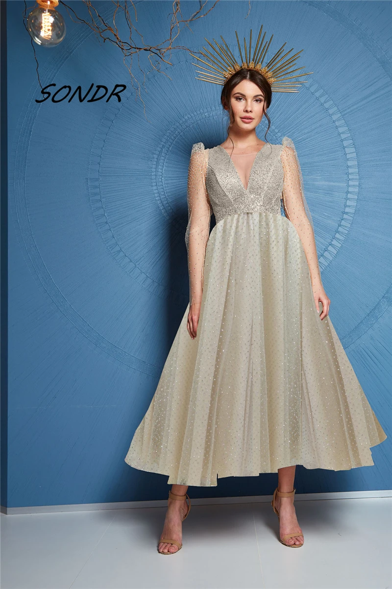 

Wedding Women Dresses Summer 2022 Sequins Long Sleeve Chiffon Backless Sexy Maxi Dress