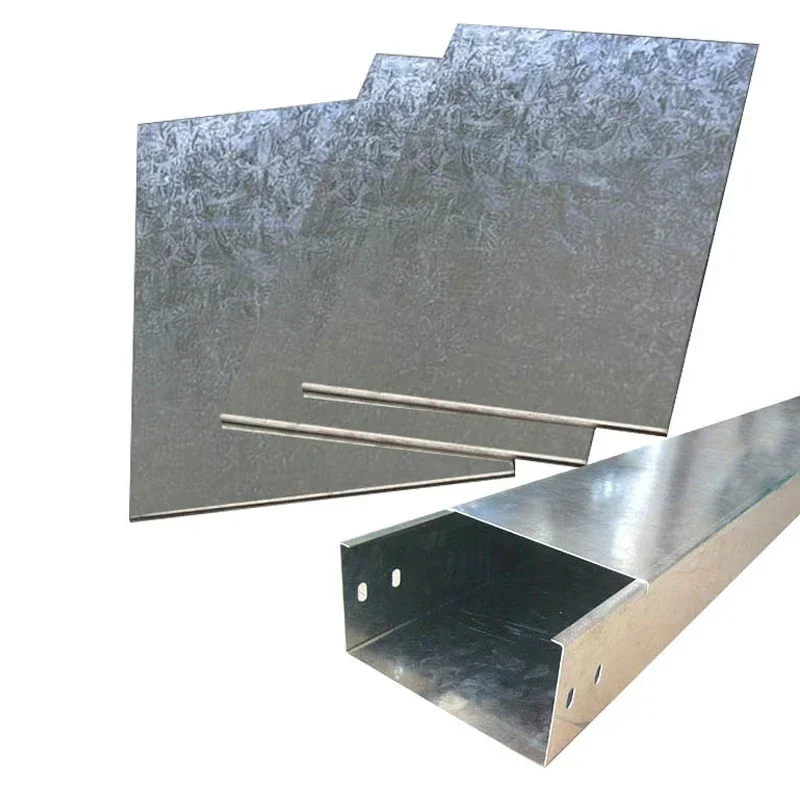 Лист оцинкованного железа толщиной 0 8 мм белая железная пластина металлическая