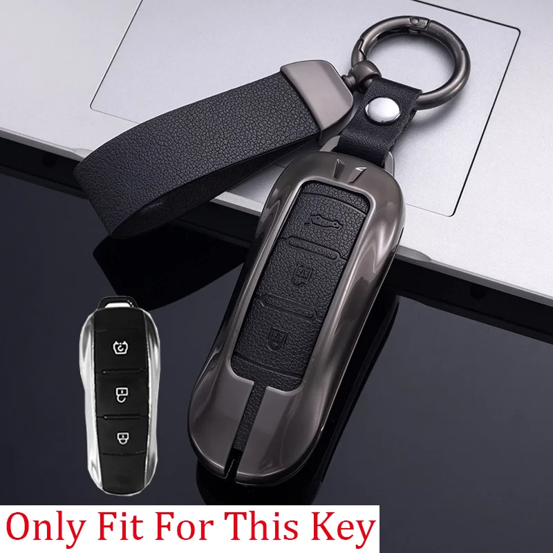 

Чехол для автомобильного ключа из сплава, брелок для ключей, аксессуары для Dongfeng Fengguang DFSK Glory 580, Fengon Ix5 Ix7 SUV 3 Sf5 2021