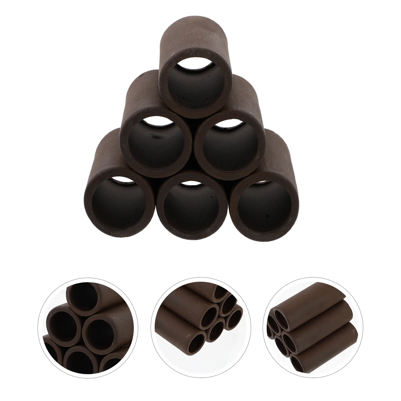 

Aquariumcave Shelter Shrimp Ornaments Tank Habitat Hideaway Hideout Tube Salmon Diy Hiding Ceramic Wood Caves Pleco Logs Wooden