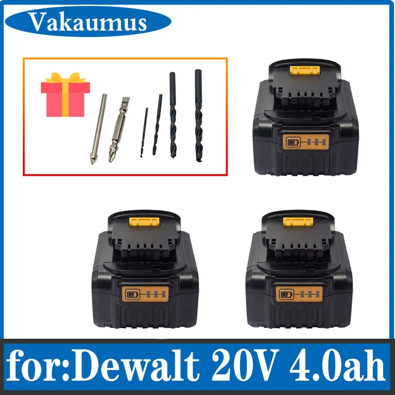 

Новый аккумулятор 20 в 18650 Ач MAX XR для электроинструмента заменяется на батарею DeWalt DCB184 DCB181 DCB182 DCB200 20 в 4 Ач 20 в