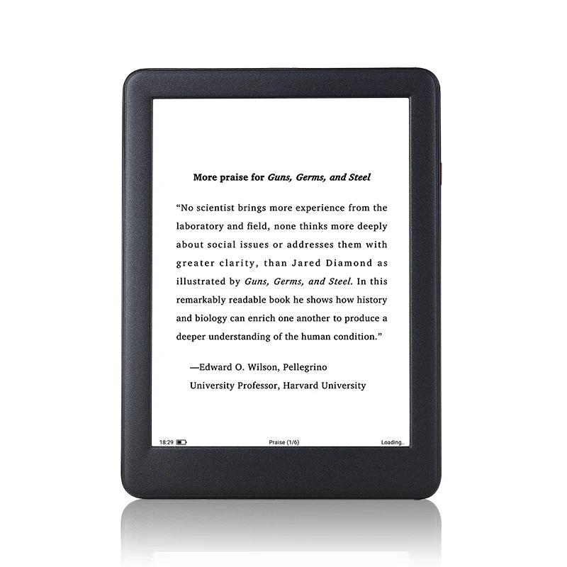 2022 Новое поступление электронная книга 6 &quotLIKEBOOK(meebook) P6 300 PPI eReader с