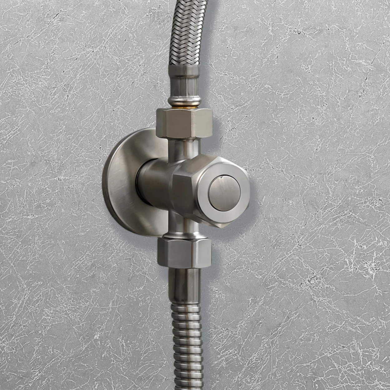 Двойной выпуск нержавеющая сталь 304 G1/2 угловой клапан с резьбой кухонный