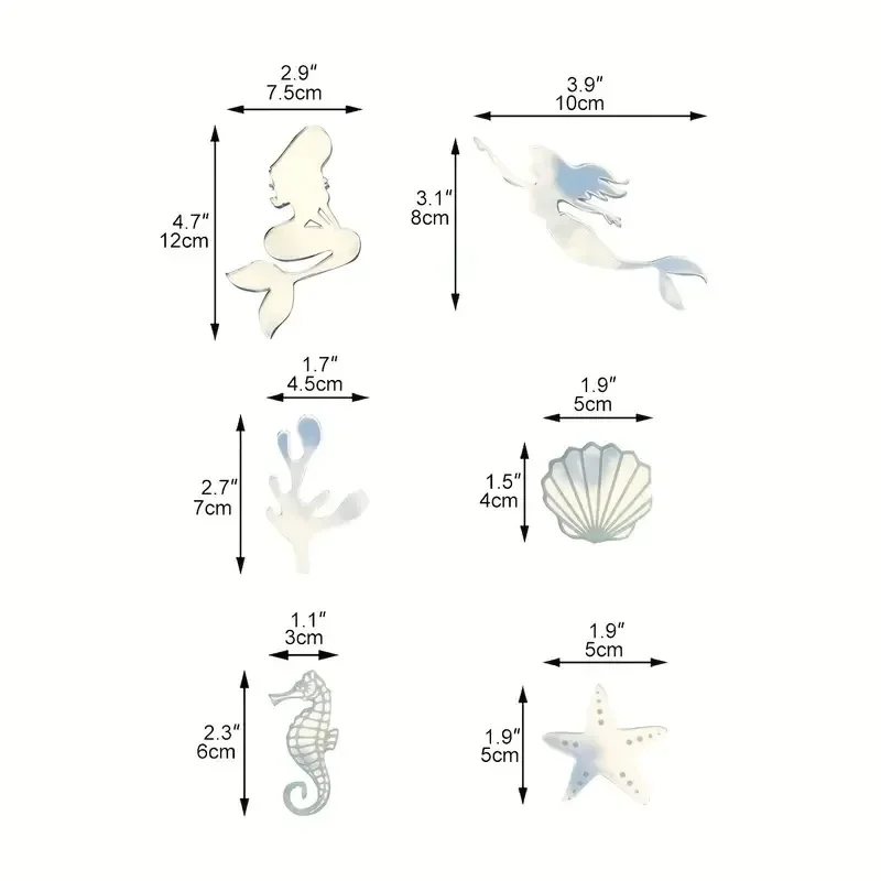 

Набор топеров для торта «Русалочка» Wangchao Craft