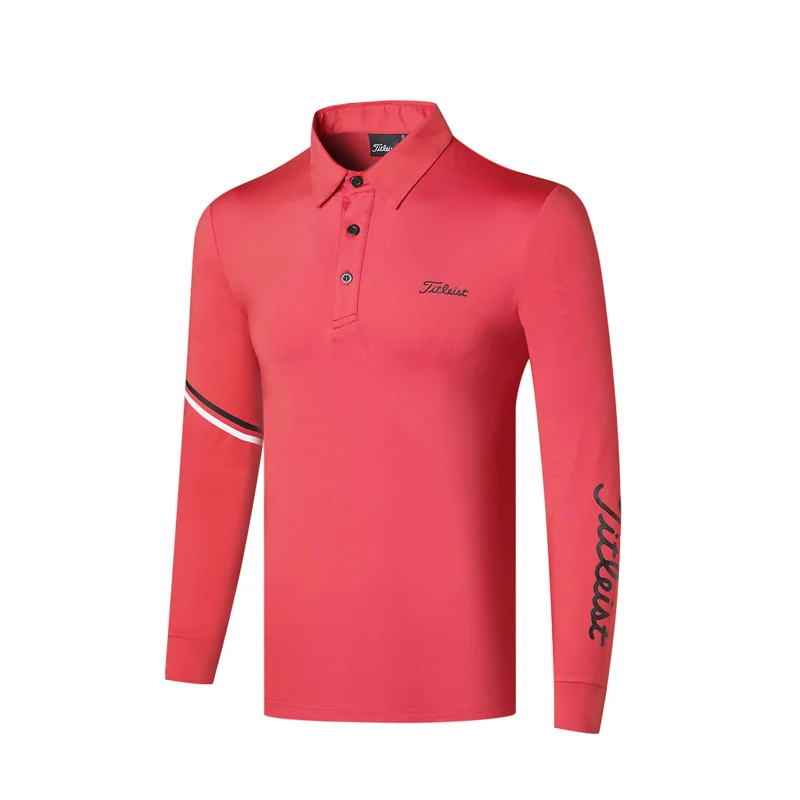 Spring Autumn Golf Long-Sleeved T-Shirt Outdoor Dry Ventilation Breathable Napping Polot Shirt Warm jersey