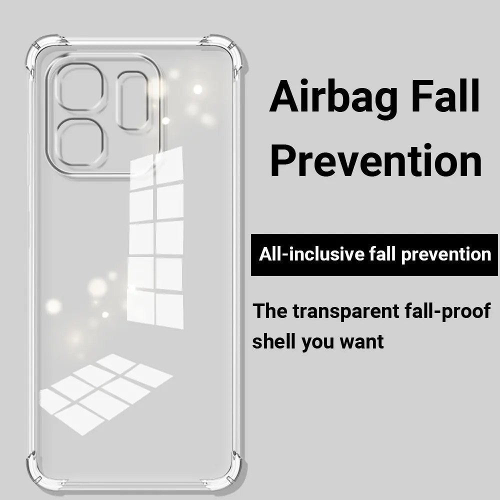 Противоударная фотография для Infinix Smart 9 Прозрачная силиконовая Мягкая Smart9 X6532 /