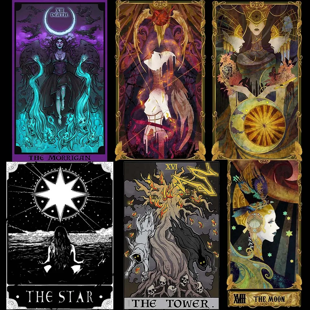Термоклейкие патчи для одежды, наклейки с надписью Tarot, моющиеся аппликации «сделай сам»