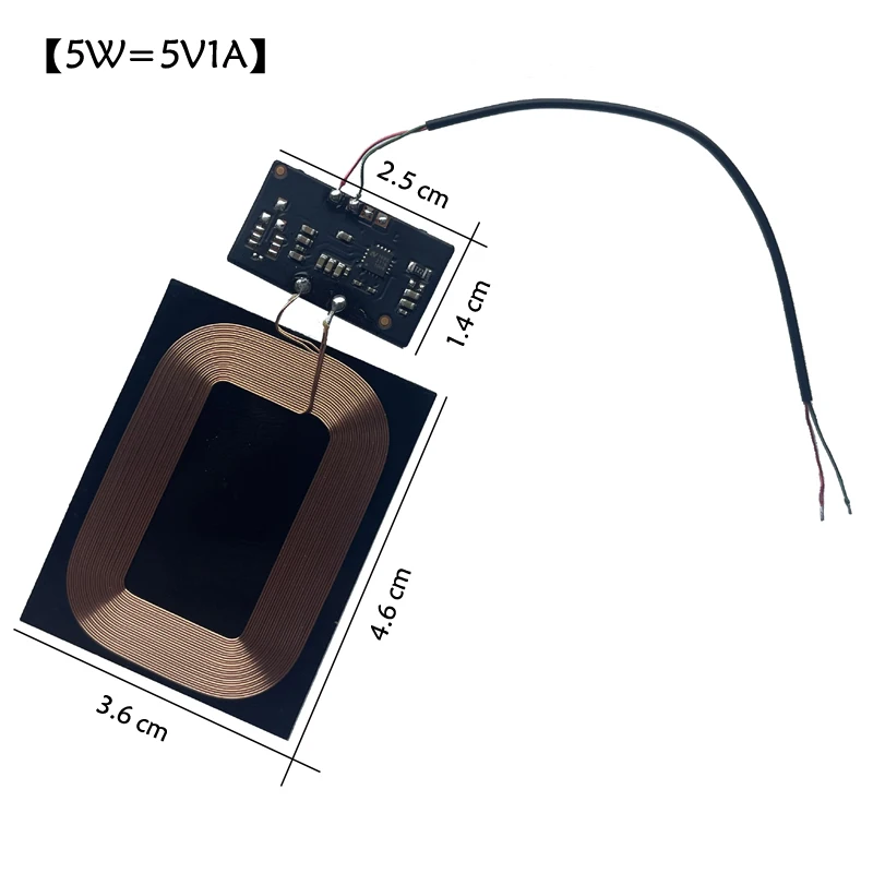 

Беспроводной приемник 5 Вт/7,5 Вт/10 Вт, силовой беспроводной модуль быстрой зарядки PCBA, катушка, печатная плата, зарядка для передатчика