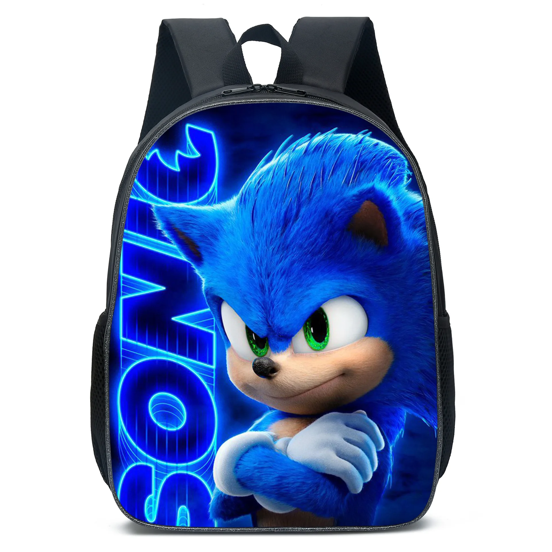 

New Book Sonic The Hedgehog Primary School Backpack Backpack Double Shoulder Schoolbag Beautiful Fashion Accessories