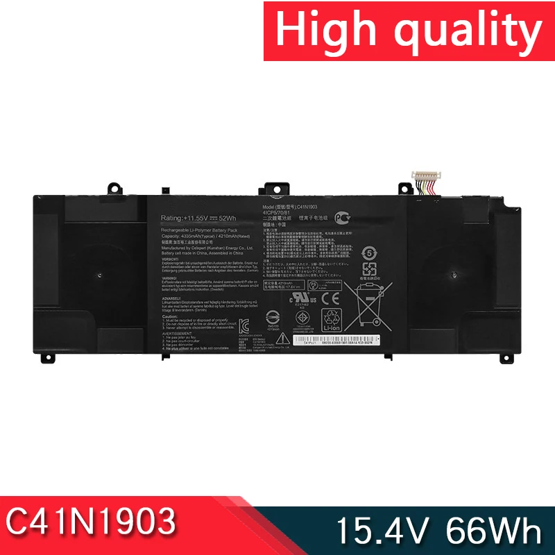 C41N1903 15 4 В 66 Втч аккумулятор для ноутбука ASUS ExpertBook B9450FA B9450FA-BM0160R BM0367R BM0194R XS79 BM0504R