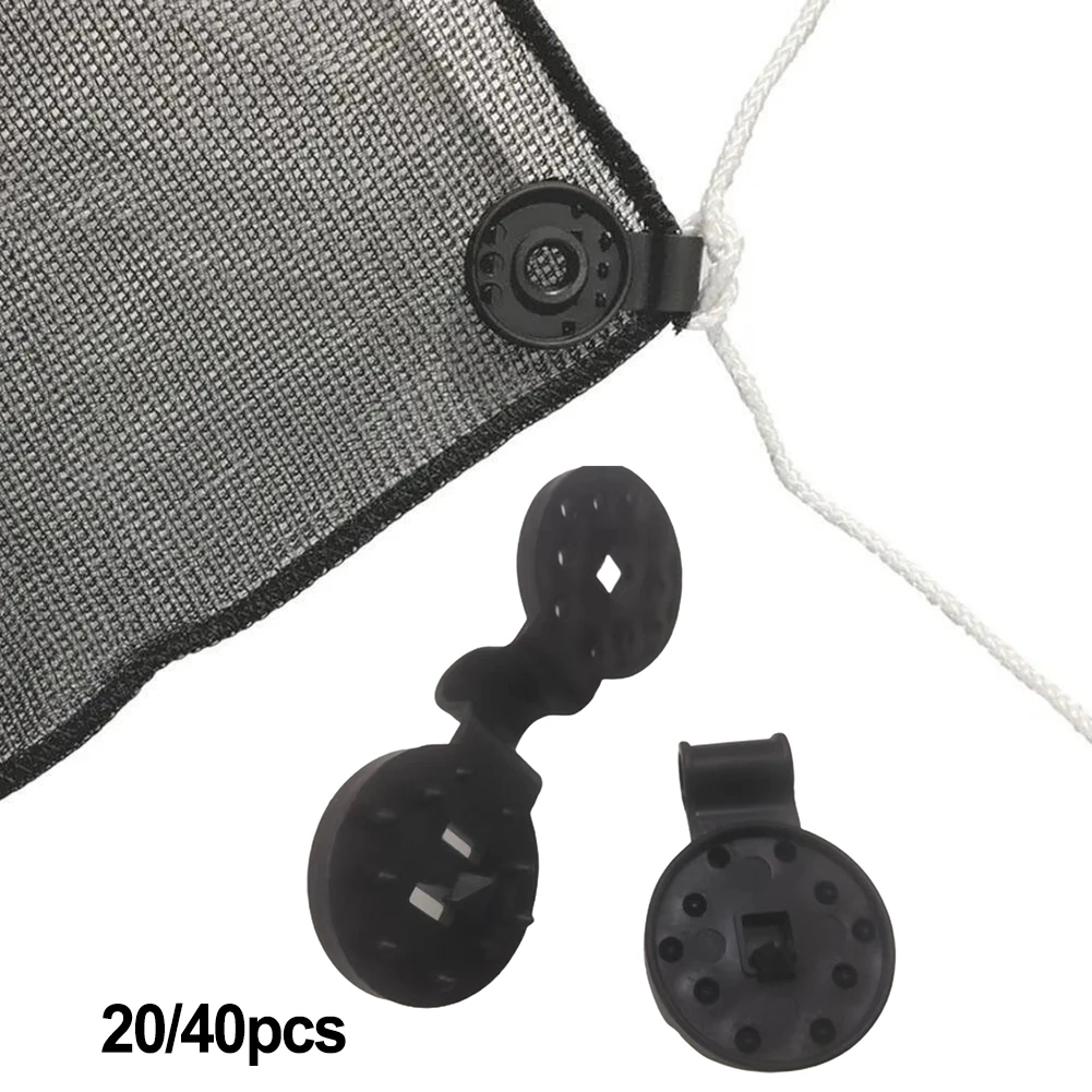 

20/40pcs Greenhouse Film Clips Home Fence Installation Hook Greenhouse Film Sunshade Net Clamp Outdoor Tent Hang Expand DIY Tool