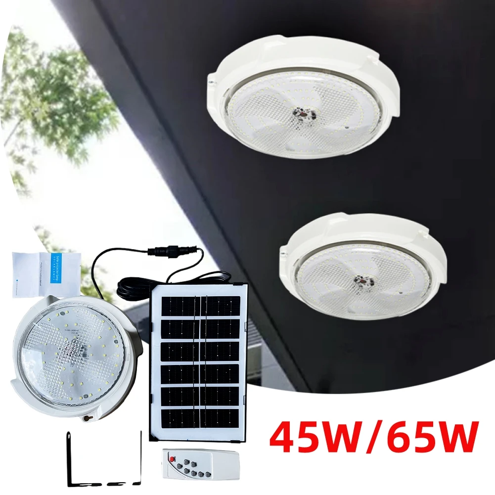 

Portable Indoor Solar Ceiling Light Long Battery Life Solar Corridor Light Low Energy Consumption Dustproof for Indoor Home Room
