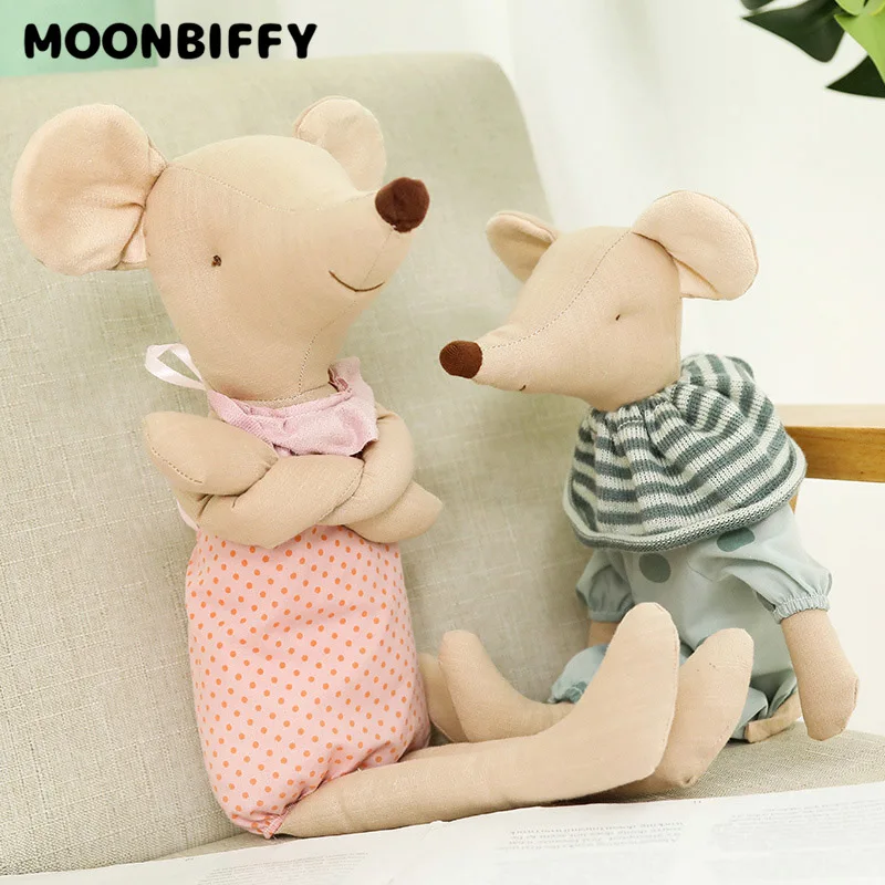 

35/45cm Stuffed Animals Cute Mice Kawaii Mouse Plush Toys Stuffed Dolls Soft Mouse Doll Baby Sleeping Toy Cloth for Kids Gift
