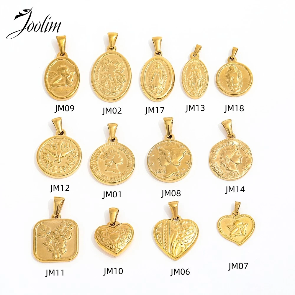 Ювелирные изделия Joolim оптовая продажа не выцветает модная винтажная Подвеска из