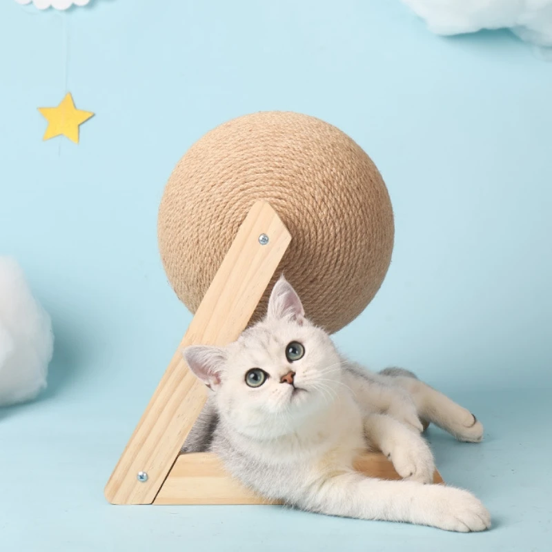 

Cat Scratcher Toy Pet Scratching Ball Kitten Sisal Rope Cat Scraper Wear-Resistant Claw Sharpener Furniture Cat Sofa Protector