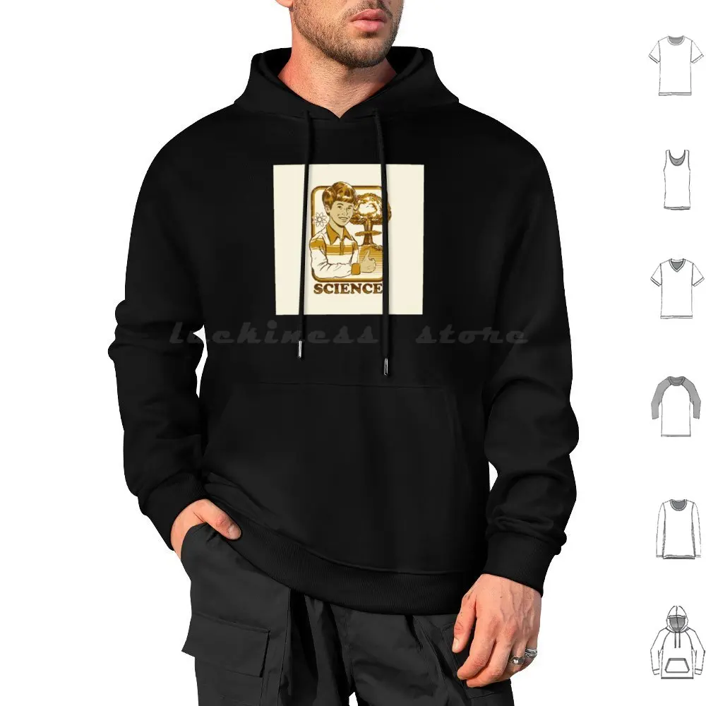 Наука! Хлопковая толстовка с капюшоном в виде подушки длинным рукавом Талли Холл