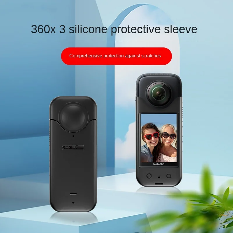 

Insta360 X3 panoramic action camera body, protective cover, silicone cover, protective and anti drop accessories