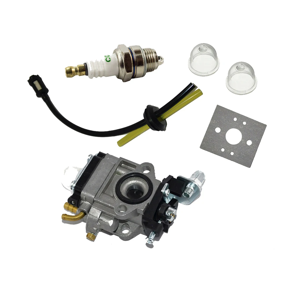 

Carburetor Fuel Hose Spark Plug Kit For 23-26CCM AL-KO Atika FUXTEC Brushcutter Hedge Trimmer