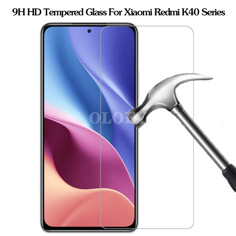 Закаленное стекло для Redmi K40 K 40, Защитная пленка для экрана Redmi K40 Pro K40Pro + Pro +, Защита экрана для RedmiK40, 55 дюймов