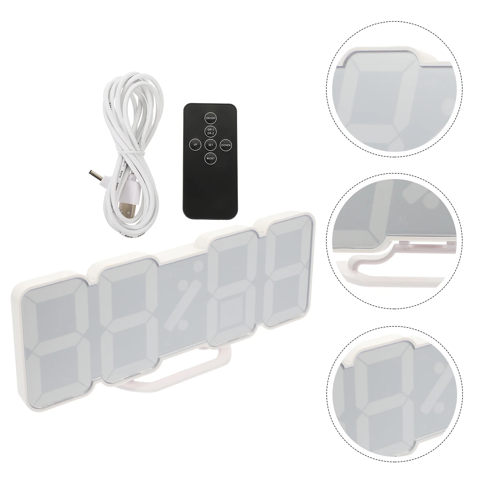 

Часы-Будильник настенный цифровой светодиодный таймер электронный дисплей для офиса