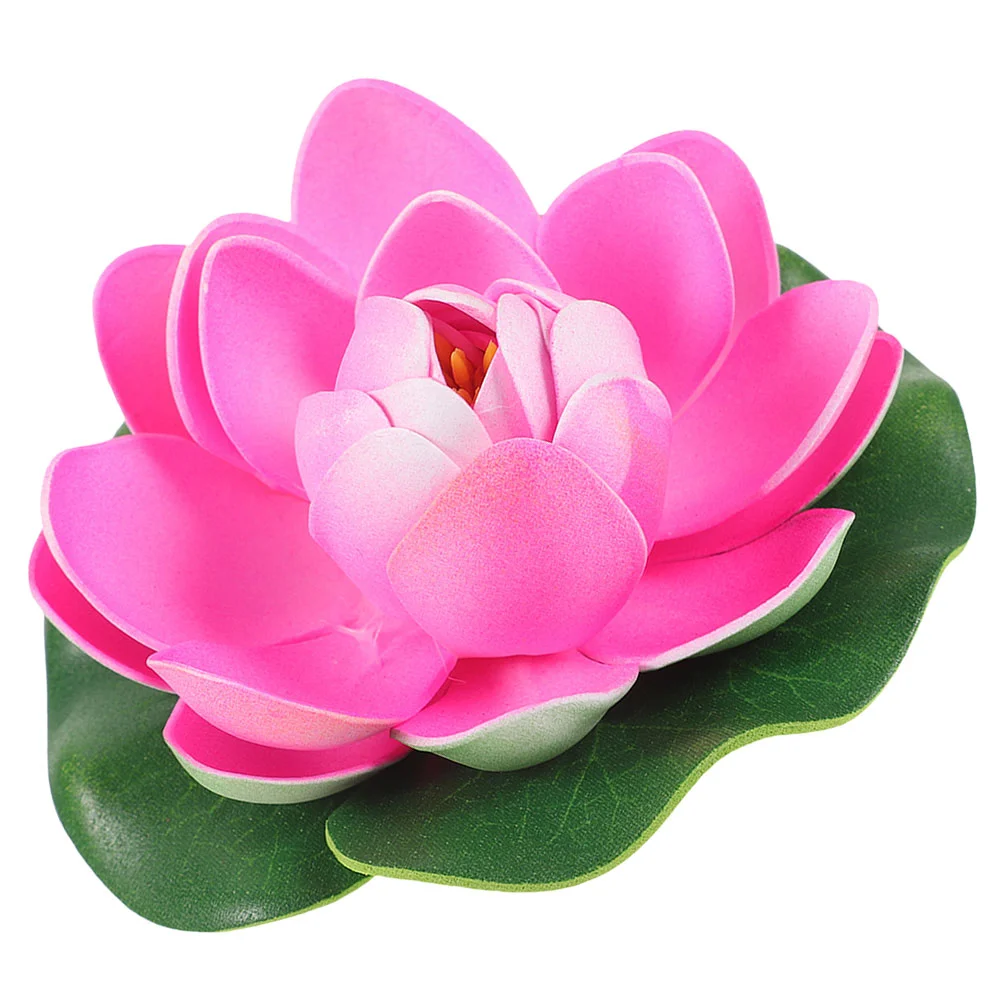 

Bubble Flower Fish Tank Decor Floating Flowers Centerpieces Simulation Lotus Decoration Foam Artificial Small