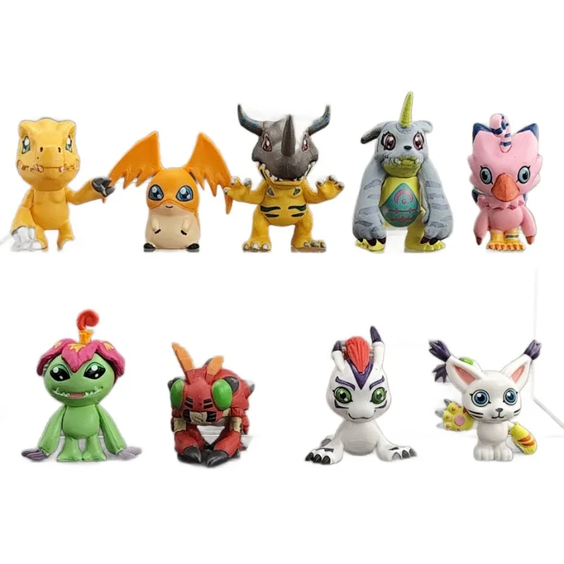 Фото Мини-фигурка Digimon Adventure 4 см: Агумон, Патамон, Греймон, Габумон, Баймон, Палмон, Тентомон, Гомамон, Гатомон. Модель из ПВХ для рабочего стола. №5