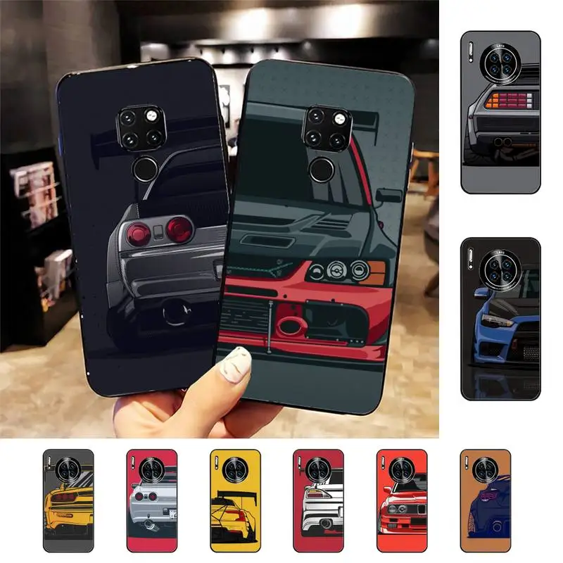

cars Phone Case for Huawei Mate 20 10 9 40 30 lite pro X Nova 2 3i 7se