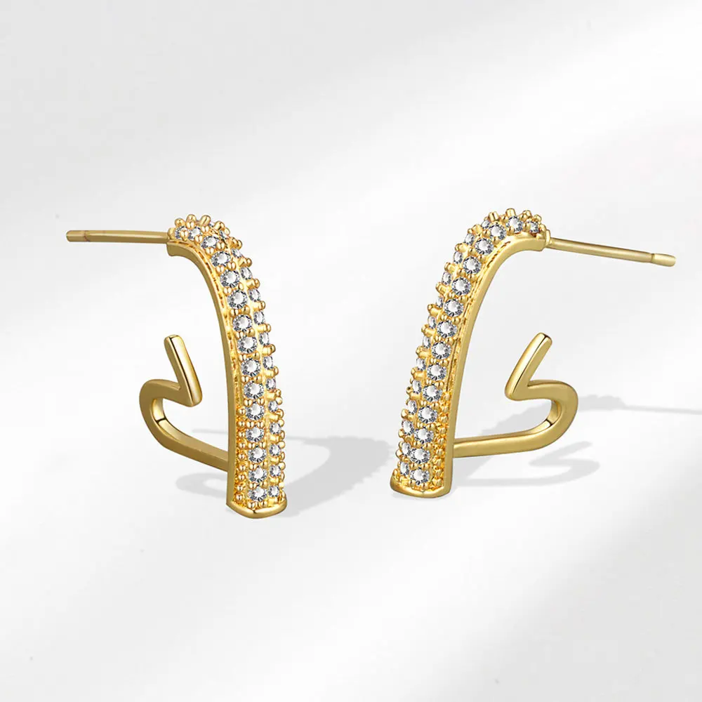 

Женские серьги-гвоздики с кристаллами