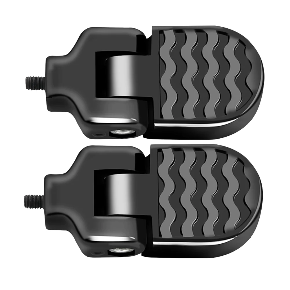 

Bike Pedals Rear Pedal Footrest Foot Pegs Folding Accessories Mountain Foldableplatform Parts Road Set Standsbackseatsnon Alloy