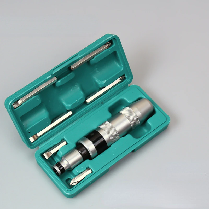 

Broken Screw Remover Multifunctional Removable Impact Screwdriver Set Hand Screw Tool Combination Toolbox Chrome-vanadium Steel