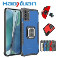 haoxuan shockproof phone case for samsung m01 m10 m11 m21 m31 m51 magnetic stand protective cover for galaxy m30s m31s m01core