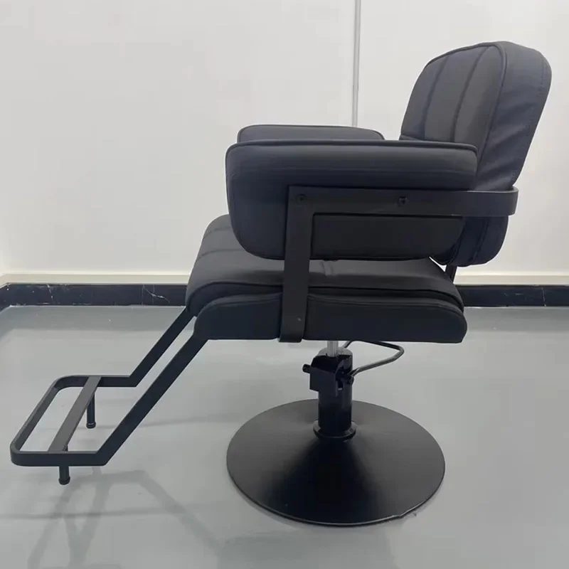 Удобный черный парикмахерский стул модный простой Премиум Современная эстетика