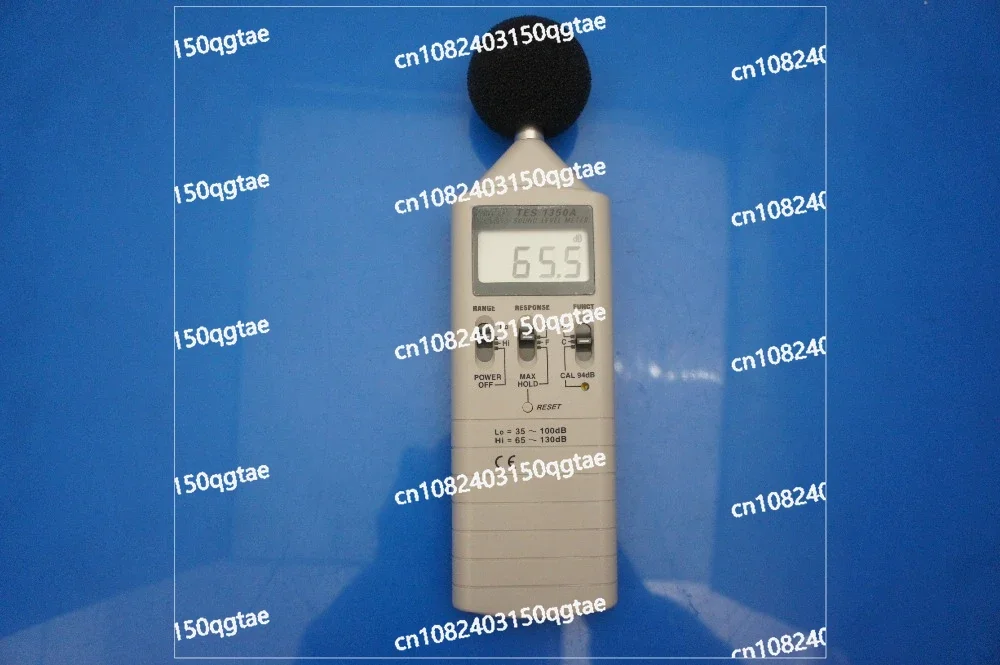 Тестер шума (35-130 дБ) со встроенным звуковым калибратором и разрешением 0 1 дБ для