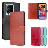 coque s15 pro kickstand wallet phone case for capa vivo s15 pro funda v2203a v2207a leather flip cover for vivo s15e v2190a etui