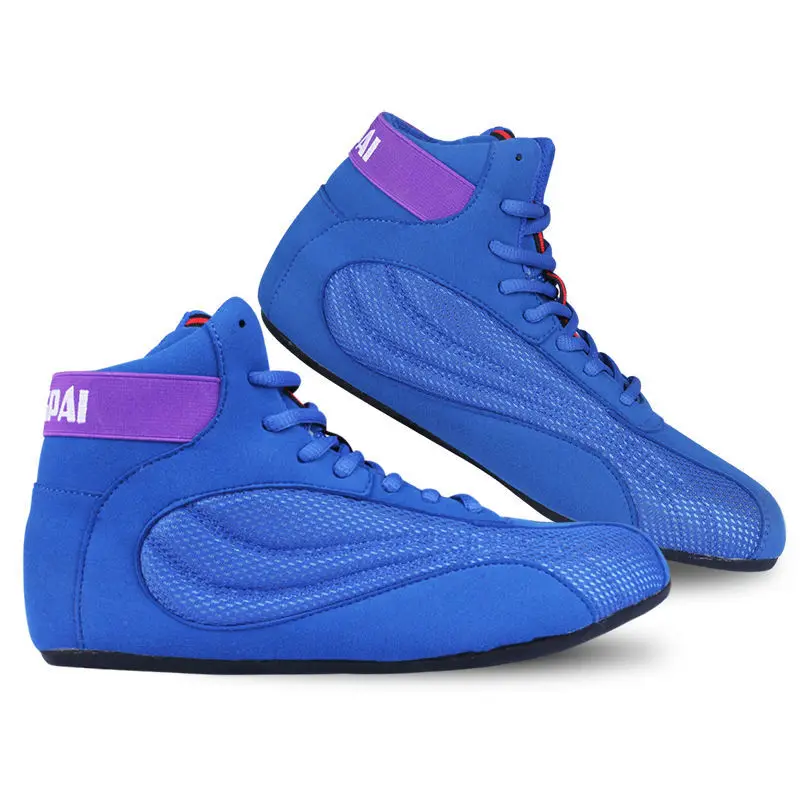 New Men's Boxing and Wrestling Fighter Shoes Men's Fitness Comfort Matching Training Boxing and Wrestling Boots Wrestling Shoes