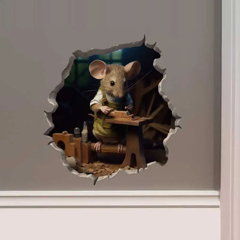 3D наклейка на стену 