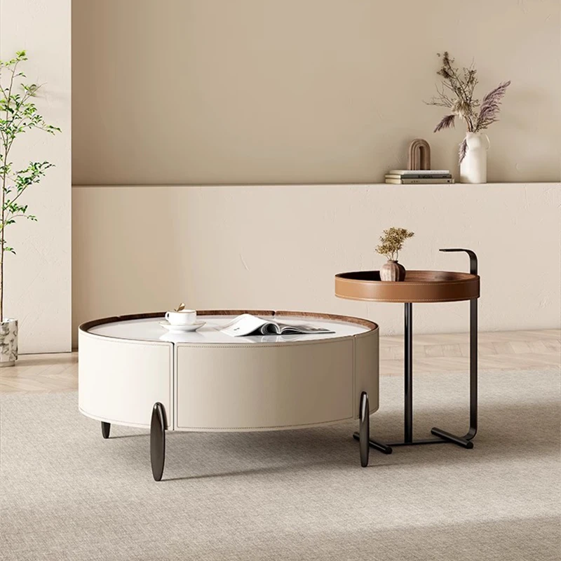 Итальянский компьютерный журнальный столик в скандинавском стиле для хранения