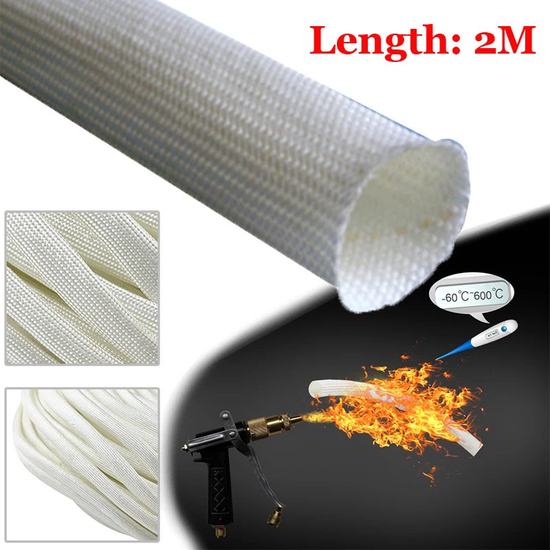 

2M Exhaust Glass Fibre Hose Lagging Insulation For Webasto/Eberspacher 22mm&24mm Heater Exhaust Assembly With Good Insulation Pe