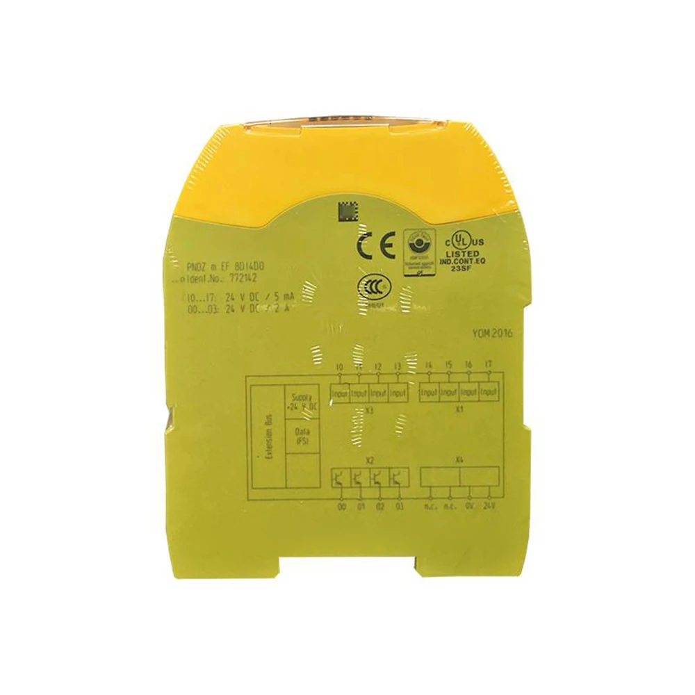 Совершенно новый для Pilz PNOZ m EF 8DI4DO 772142 Модуль управления реле безопасности