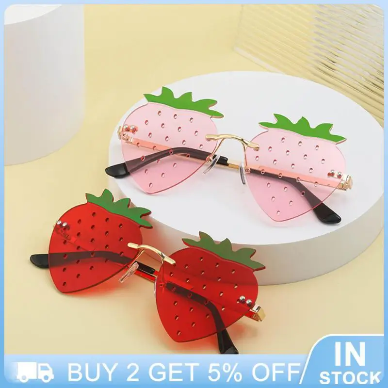 

Sunglasses Women Frameless Funny Sun Shade Eyeglasses Punk Party Vintage Trend Girls Cycling Uv400 Colorful Punk Sunglasses