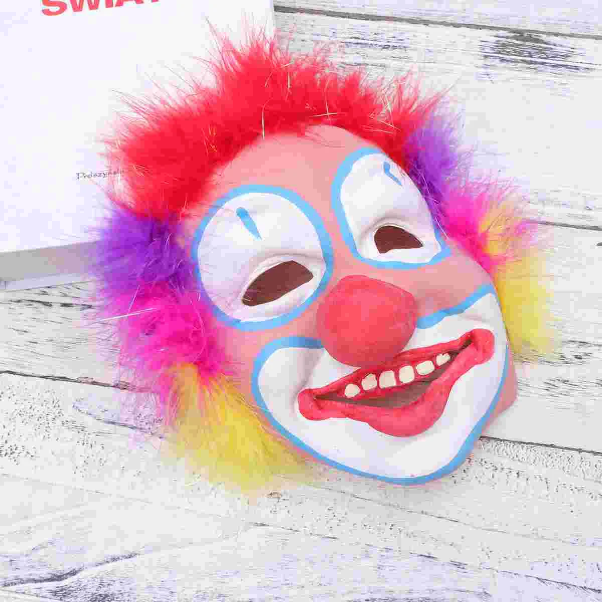 

1 шт., легкий удобный головной убор клоуна на Хэллоуин для детей и взрослых