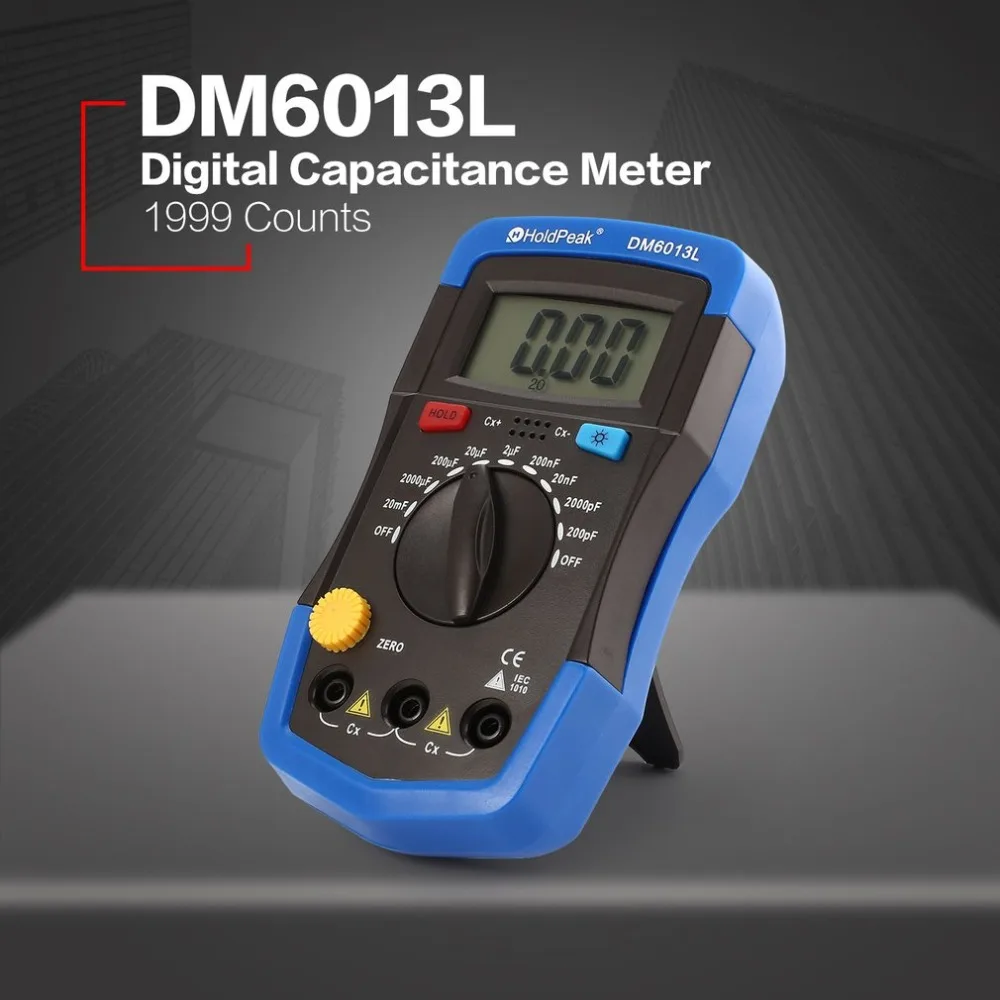 

Электроника DM6013L измеритель емкости Eletronicos esr электронная техника Суперконденсатор тестер емкости цифровой измеритель
