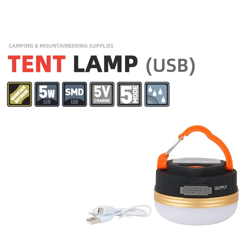 

Портативный светодиодный мини-фонарь для кемпинга, 3 Вт