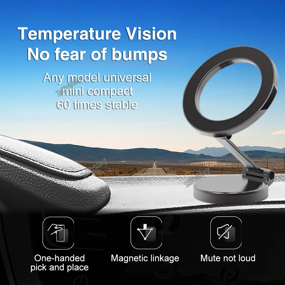 Магнитный автомобильный держатель для телефона Joyroom полностью Металлическая