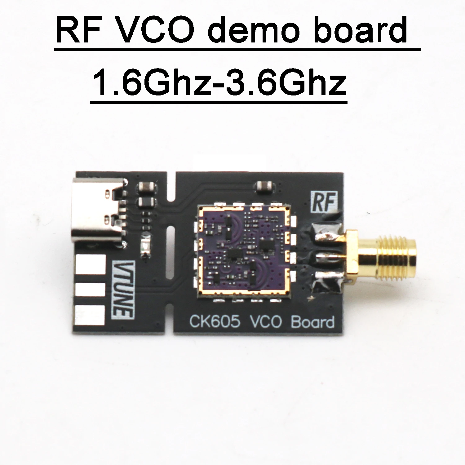 

Демо-плата VCO Dykbcells 1.3-3.6 ГГц