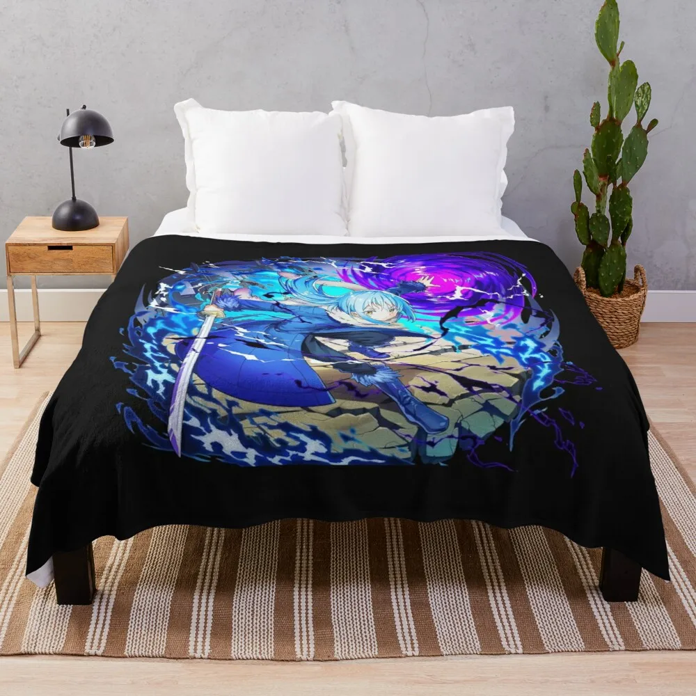 

Rimuru Tempest-Gluttony Boho Blanket Barefoot Blanket High Quality Super Thick Warm Throw Blankets