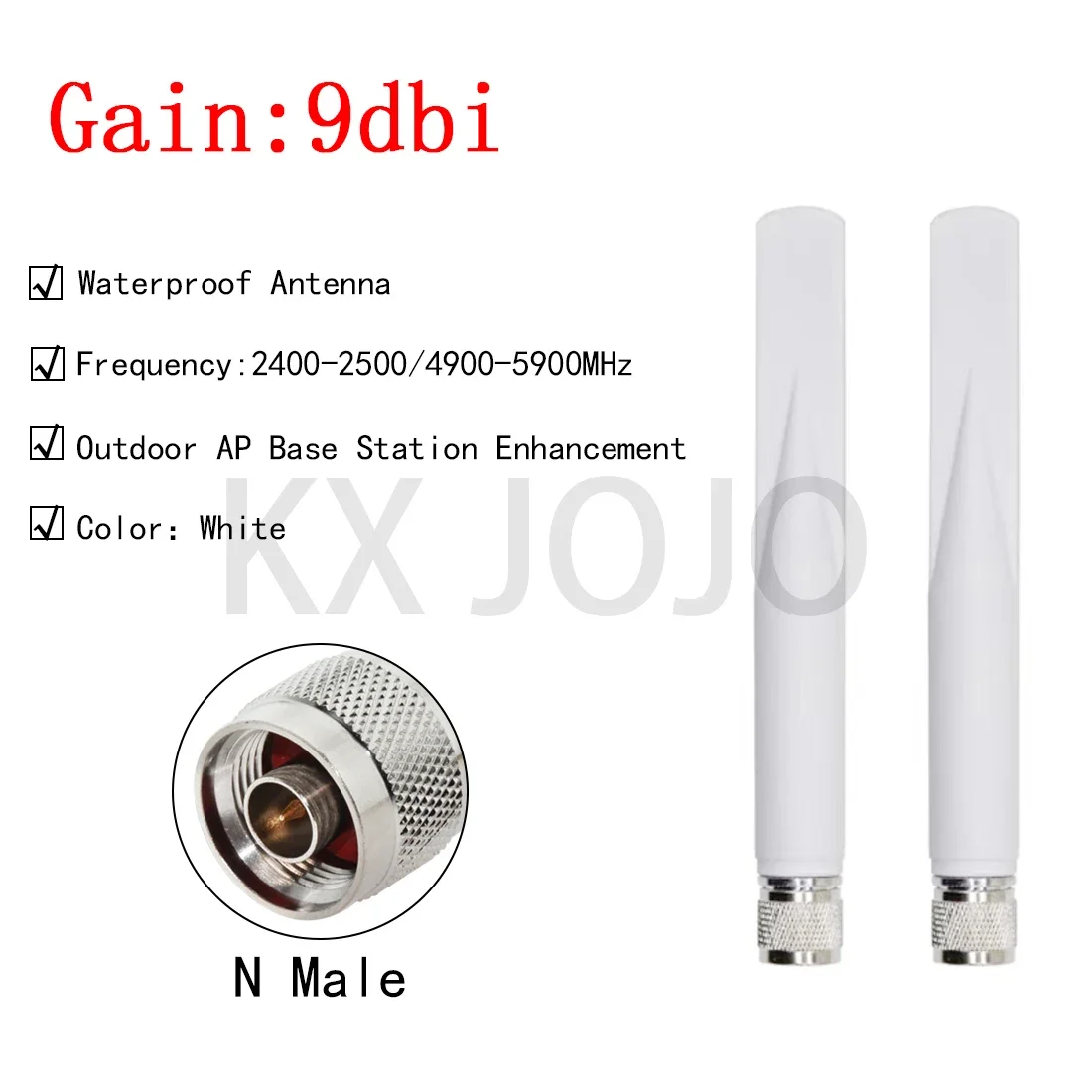 N Мужская антенна двухдиапазонная всенаправленная 433/470/900 МГц 2 4G 3G LTE 5G с высоким